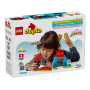 Lego Duplo Spidey 10424 L’avventura in moto di Spin con minifigura, quartier generale e una rampa