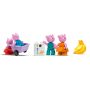 Lego Duplo Peppa Pig 10434 Il supermercato di Peppa Pig con 3 minifigure e Iconica macchina rossa