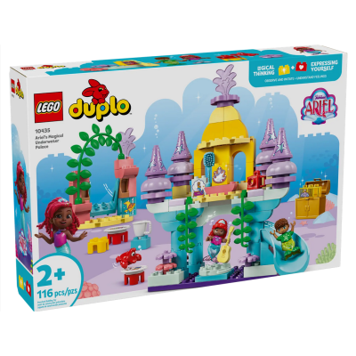 Lego Duplo Disney 10435 Il magico palazzo sottomarino di Ariel con 3 minifigure e tanti accessori