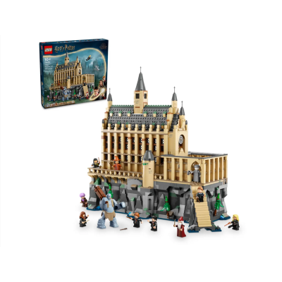 Lego Harry Potter 76435 Castello di Hogwarts™: Sala Grande con 3 stanze estraibili e 11 minifigure tra cui Frate Grasso