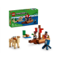 Lego Minecraft 21259 Il viaggio del galeone dei pirati con 2 minifigure e tanti accessori