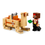 Lego Minecraft 21259 Il viaggio del galeone dei pirati con 2 minifigure e tanti accessori