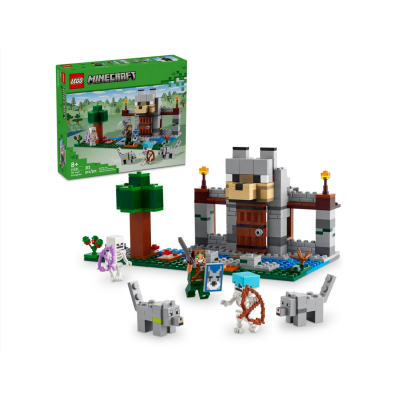 Lego Minecraft 21261 Il castello del Lupo con 5 minifigure e tanti accessori