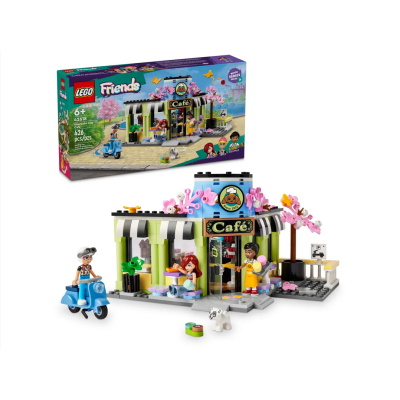 Lego Friends 42618 Caffè di Heartlake City Negozio con 3 Minifigure Caffetteria e Pasticceria