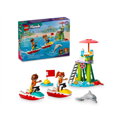 Lego Friends 42623 Moto d’acqua con 2 Mini Bamboline Delfino e accessori da Bagnino