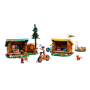 Lego Friends 42624 Cabine relax al campo avventure Campeggio con 3 Minifigure, 2 Mountain Bike e una Volpe