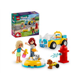Lego Friends 42635 Auto per la toelettatura dei cani con 2 Minifigure 2 Cuccioli e Accessori per la Cura degli Animali