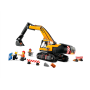 Lego City 60420 Escavatore da cantiere giallo Veicolo da Cantiere con Funzioni Reali e 3 Minifigure