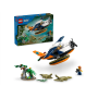 Lego City 60425 Idrovolante dell’Esploratore della giungla con 2 Minifigure 3 Coccodrilli e una Rana