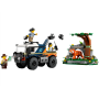 Lego City 60426 Fuoristrada dell’Esploratore della giungla con 3 Minifigure Tigre e Grotta