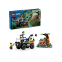 Lego City 60426 Fuoristrada dell’Esploratore della giungla con 3 Minifigure Tigre e Grotta