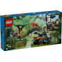 Lego City 60426 Fuoristrada dell’Esploratore della giungla con 3 Minifigure Tigre e Grotta