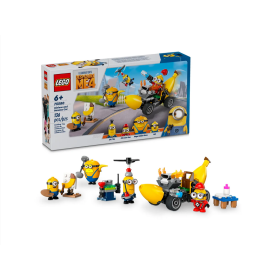 Lego Minions 75580 I Minions e l’auto-banana con 4 minifigure e auto da costruire Lego Minions 75580 I Minions e l’auto-banana con 4 minifigure e auto da costruire