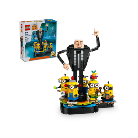 Lego Minions 75582 Personaggi Gru e Minions in mattoncini Lego Minions 75582 Personaggi Gru e Minions in mattoncini