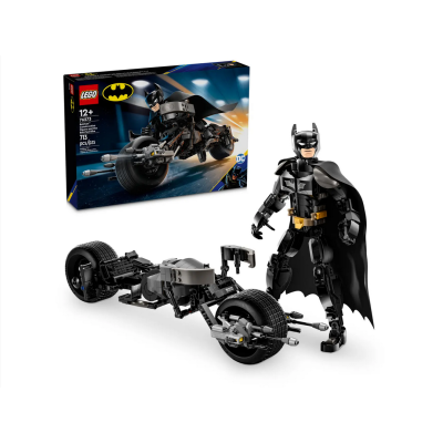 Lego DC Batman 76273 Personaggio costruibile di Batman con Bat-Pod