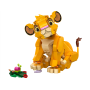 Lego Disney 43243 Simba il cucciolo del Re Leone Animale snodabile riccamente dettagliato