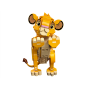 Lego Disney 43243 Simba il cucciolo del Re Leone Animale snodabile riccamente dettagliato