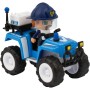 Giochi Preziosi PL105000 Quad della Polizia con Livrea figura articolata da 7cm in Divisa e Accessori