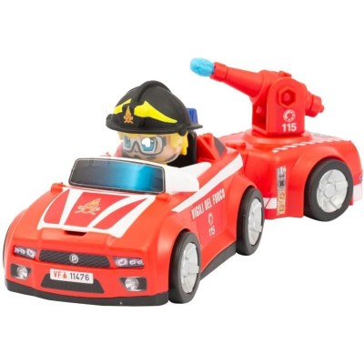 Toppa Termoadesiva Camion Dei Pompieri - Per Bambini, Rattoppo Buchi Su Jeans, Maglioni, Zaini, Facile Da Stirare