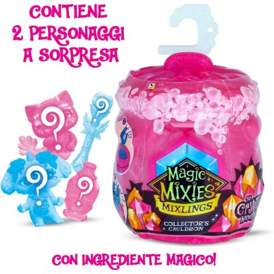 Giochi Preziosi MG008000 Magic Mixies Mixlings Twin Pack Crystal Woods Mini Calderone con 2 Personaggi Da Collezionare