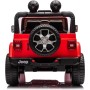 Auto Elettrica Macchina per Bambini 2 Posti Jeep Wrangler Rubicon 12V con Ruote in Gomma Sedile in Pelle Telecomando