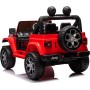 Auto Elettrica Macchina per Bambini 2 Posti Jeep Wrangler Rubicon 12V con Ruote in Gomma Sedile in Pelle Telecomando