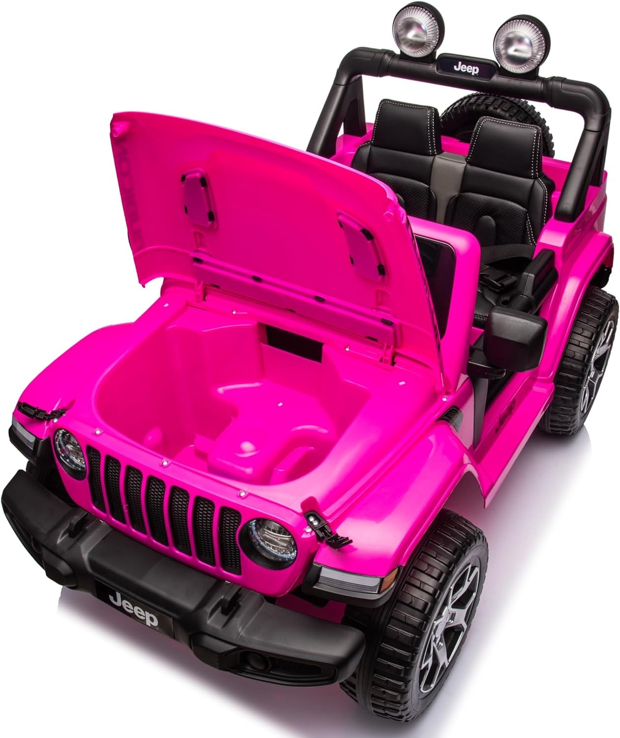 Auto Elettrica Macchina per Bambini 2 Posti Jeep Wrangler Rubicon 12V Fuoristrad - Foto 31 di 61
