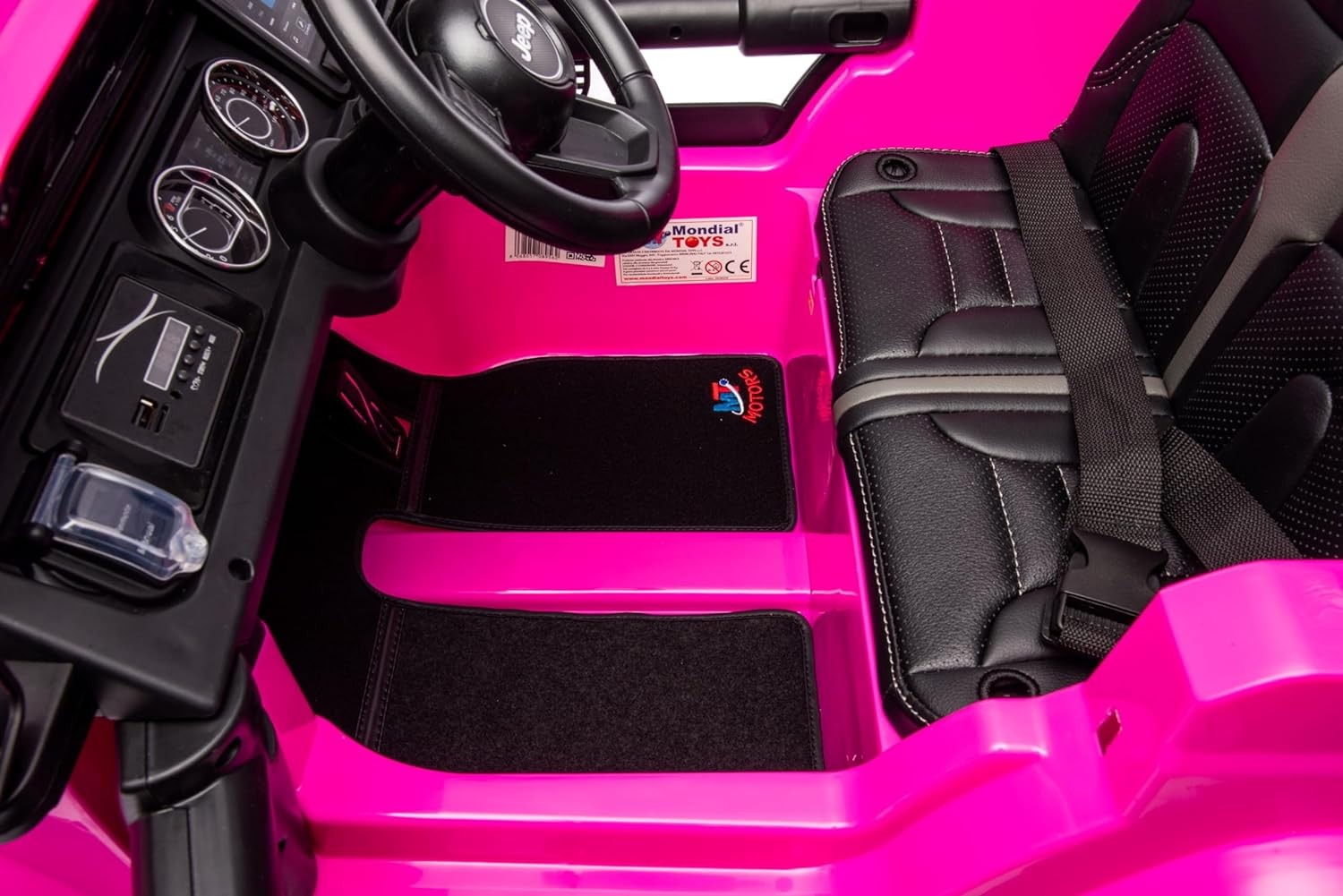 Auto Elettrica Macchina per Bambini 2 Posti Jeep Wrangler Rubicon 12V Fuoristrad - Foto 30 di 61