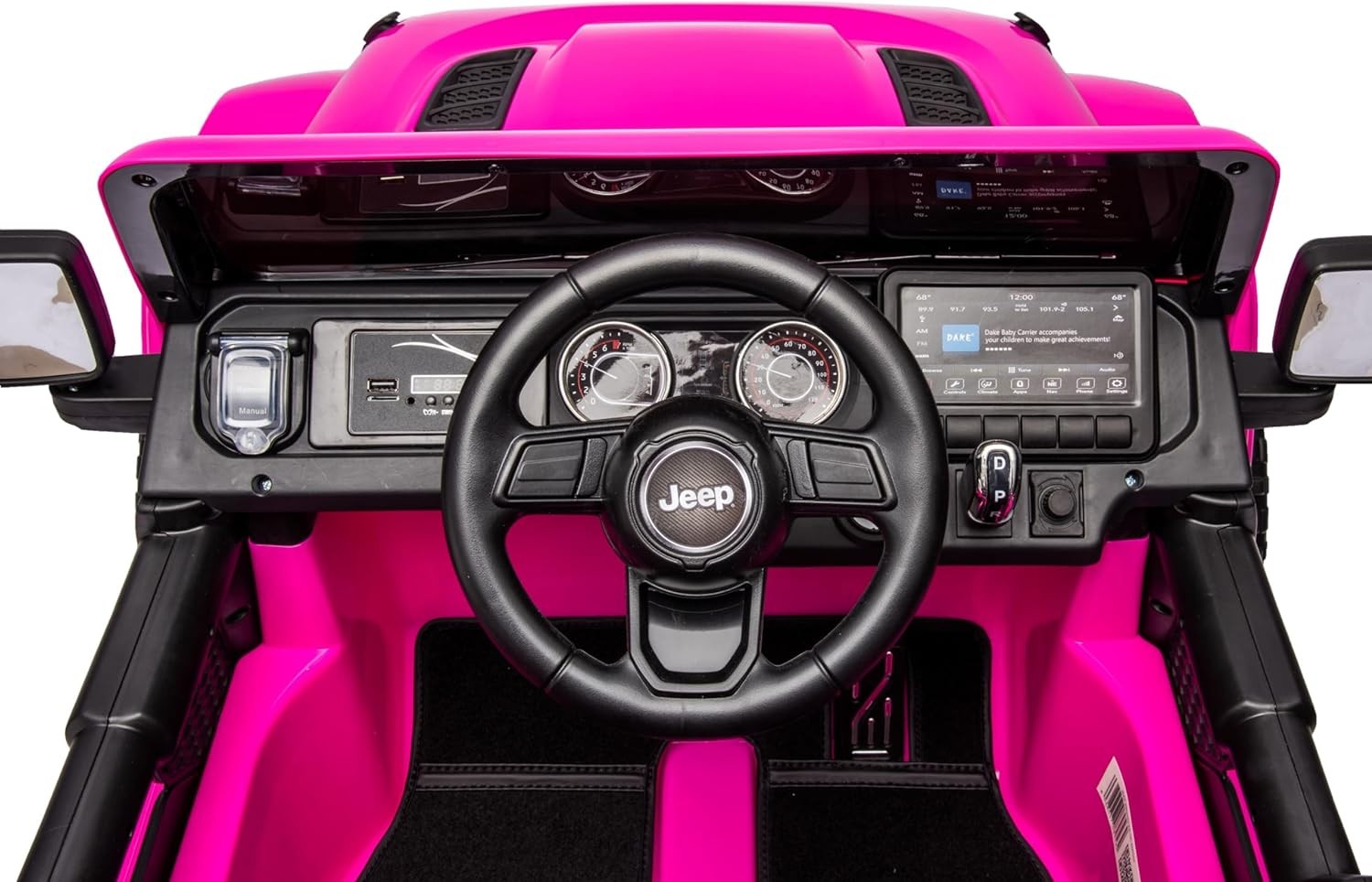 Auto Elettrica Macchina per Bambini 2 Posti Jeep Wrangler Rubicon 12V Fuoristrad - Foto 29 di 61