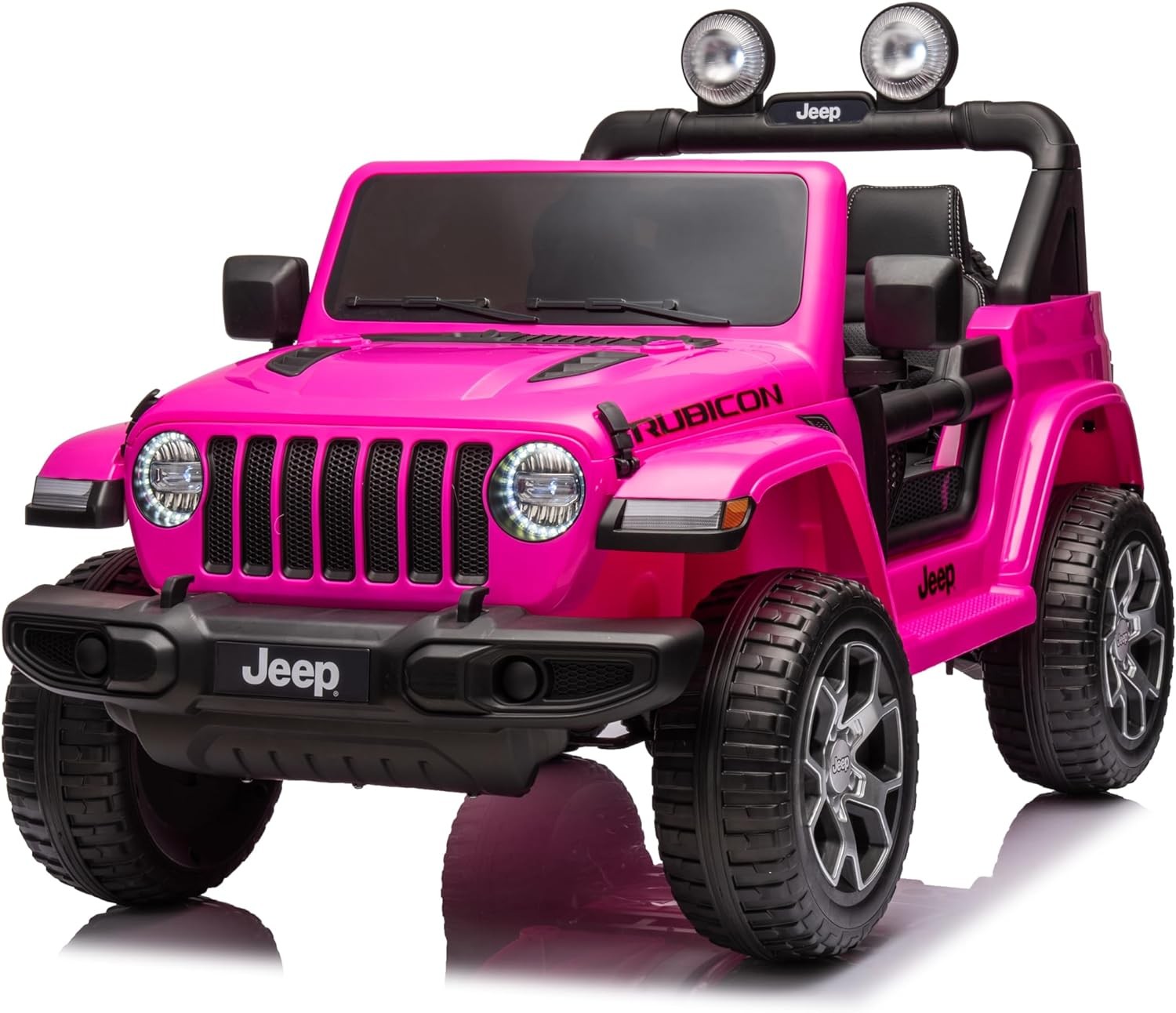 Auto Elettrica Macchina per Bambini 2 Posti Jeep Wrangler Rubicon 12V Fuoristrad - Foto 23 di 61