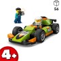 LEGO City 60399 Auto da Corsa Verde Macchina Formula1 con Starter Brick e Minifigure