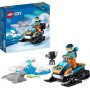 LEGO City 60376 Gatto delle Nevi Artico Set con Veicolo Foche e Minifigure dell'Esploratore