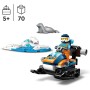 LEGO City 60376 Gatto delle Nevi Artico Set con Veicolo Foche e Minifigure dell'Esploratore