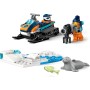 LEGO City 60376 Gatto delle Nevi Artico Set con Veicolo Foche e Minifigure dell'Esploratore