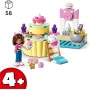 LEGO Gabby's Dollhouse 10785 Divertimento in Cucina con Dolcetto con Gabby e Dolcetto Cupcake da Decorare e Accessori