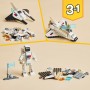 LEGO Creator 31134 Space Shuttle Set 3 in1 con Astronauta e Astronave