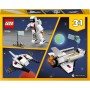 LEGO Creator 31134 Space Shuttle Set 3 in1 con Astronauta e Astronave