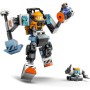 LEGO City 60428 Mech di Costruzione Spaziale Tuta Snodabile e Meccanizzata con Minifigure del Pilota e Figura di Robot