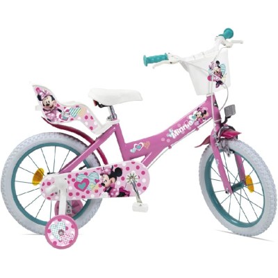 Mandelli 120165110 Disney Bicicletta Minnie 16 Pollici Unisex-Baby Rosa