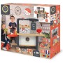 Smoby 7600312303 Chef Corner Restaurant 3 Anni con 70 Accessori e Tre Aree Gioco: per Cucinare, per Servire e Cassa