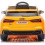 Auto Elettrica Macchina per Bambini 12V Audi RS 6 con Sedile Pelle e Telecomando