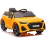 Auto Elettrica Macchina per Bambini 12V Audi RS 6 con Sedile Pelle e Telecomando