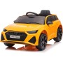 Auto Elettrica Macchina per Bambini 12V Audi RS 6 con Sedile Pelle e Telecomando