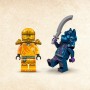 LEGO NINJAGO 71803 Attacco del Rising Dragon di Arin Drago  con 2 Minifigure e Spade Ninja