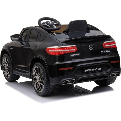 Macchina Elettrica per Bambini 12V Mercedes GLC 63S con Ruote in Gomma Telecomando
