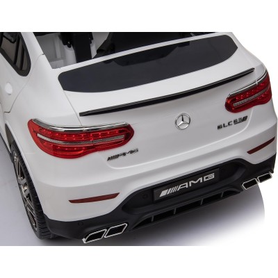 Macchina Elettrica per Bambini 12V Mercedes GLC 63S con Ruote in Gomma Telecomando