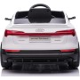 Auto Macchina Elettrica per Bambini 12V AUDI e-tron Sportback con Telecomando Sedile in Pelle Tappetini Omaggio