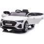 Auto Macchina Elettrica per Bambini 12V AUDI e-tron Sportback con Telecomando Sedile in Pelle Tappetini Omaggio