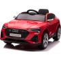 Auto Macchina Elettrica per Bambini 12V AUDI e-tron Sportback con Telecomando Sedile in Pelle Tappetini Omaggio