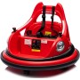 Autoscontro Elettrico per Bambini 12V Girevole 360° con Telecomando, Cintura di Sicurezza, Luci LED e Musica